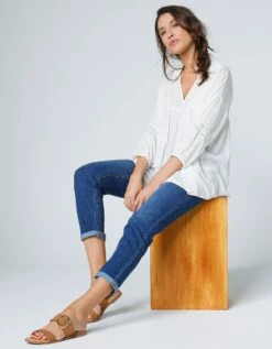 Blouse évasée Manches 3/4 Macramé 12 Blouse évasée Manches 3/4 Macramé -Femmes Vêtements Magasin 560788 C00 zoomx vue4