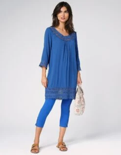 Tunique Macramé Manches 3/4 -Femmes Vêtements Magasin 560889 C03 zoomx vue4