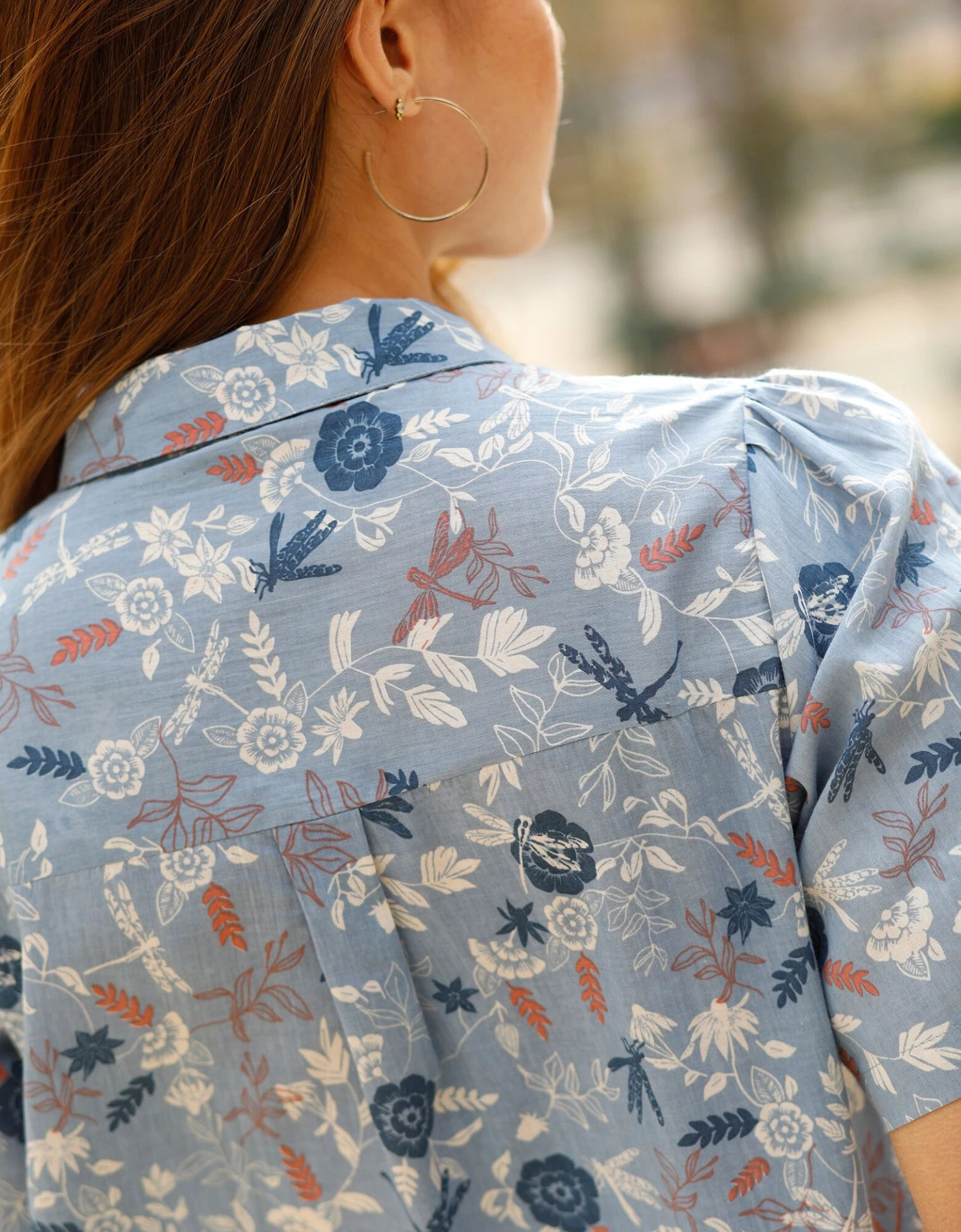 Chemisier Imprimé Manches Courtes 8 Chemisier Imprimé Manches Courtes – Image 6