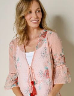 Chemisier Voile Plumetis Imprimé -Femmes Vêtements Magasin 560902 C02 zoomx vue5