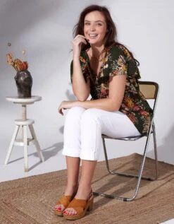 Blouse Manches Papillon Imprimée 11 Blouse Manches Papillon Imprimée -Femmes Vêtements Magasin 560940 C00 zoomx vue4