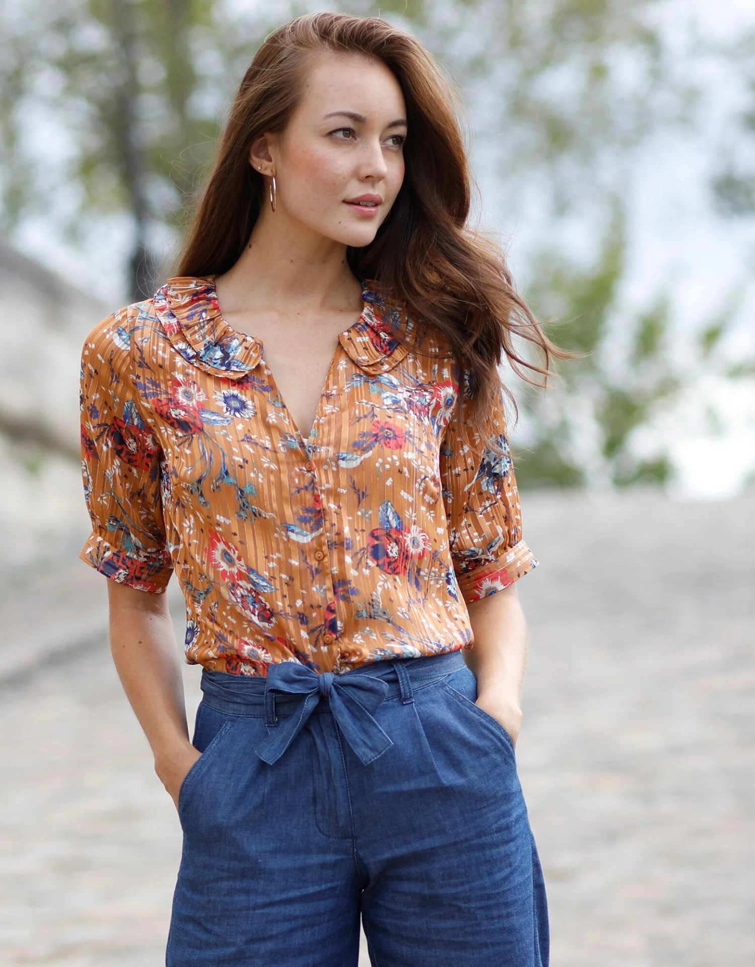 Blouse Imprimée Manches Coudes 6 Blouse Imprimée Manches Coudes – Image 4