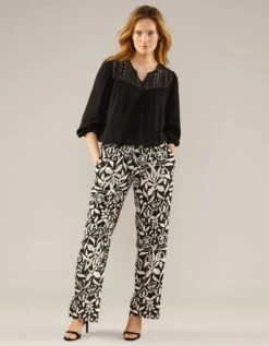 Blouse Macramé Manches 3/4 -Femmes Vêtements Magasin 560993 C06 zoomx vue2