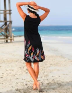 Robe Imprimée Base Sans Manches 9 Robe Imprimée Base Sans Manches -Femmes Vêtements Magasin 562156 C01 zoomx vue4