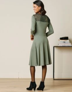 Robe Danseuse Décolleté Plumetis - Unie -Femmes Vêtements Magasin 562199 C02 zoomx vue2