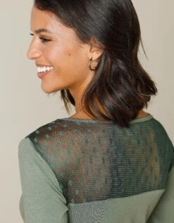 Robe Danseuse Décolleté Plumetis - Unie -Femmes Vêtements Magasin 562199 C02 zoomx vue3