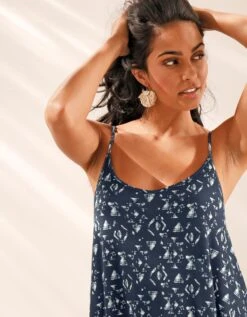 Robe évasée Imprimé Tie And Dye -Femmes Vêtements Magasin 562210 C01 zoomx vue3