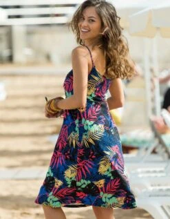 Robe évasée Imprimée -Femmes Vêtements Magasin 562211 C02 zoomx vue2