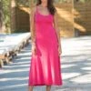 Robe évasée Longue Unie -Femmes Vêtements Magasin 562236 C02 zoomx