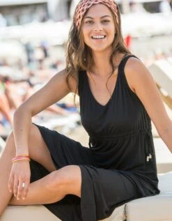 Robe Longue Sans Manches Taille Ajustable 10 Robe Longue Sans Manches Taille Ajustable -Femmes Vêtements Magasin 562247 C00 zoomx vue4