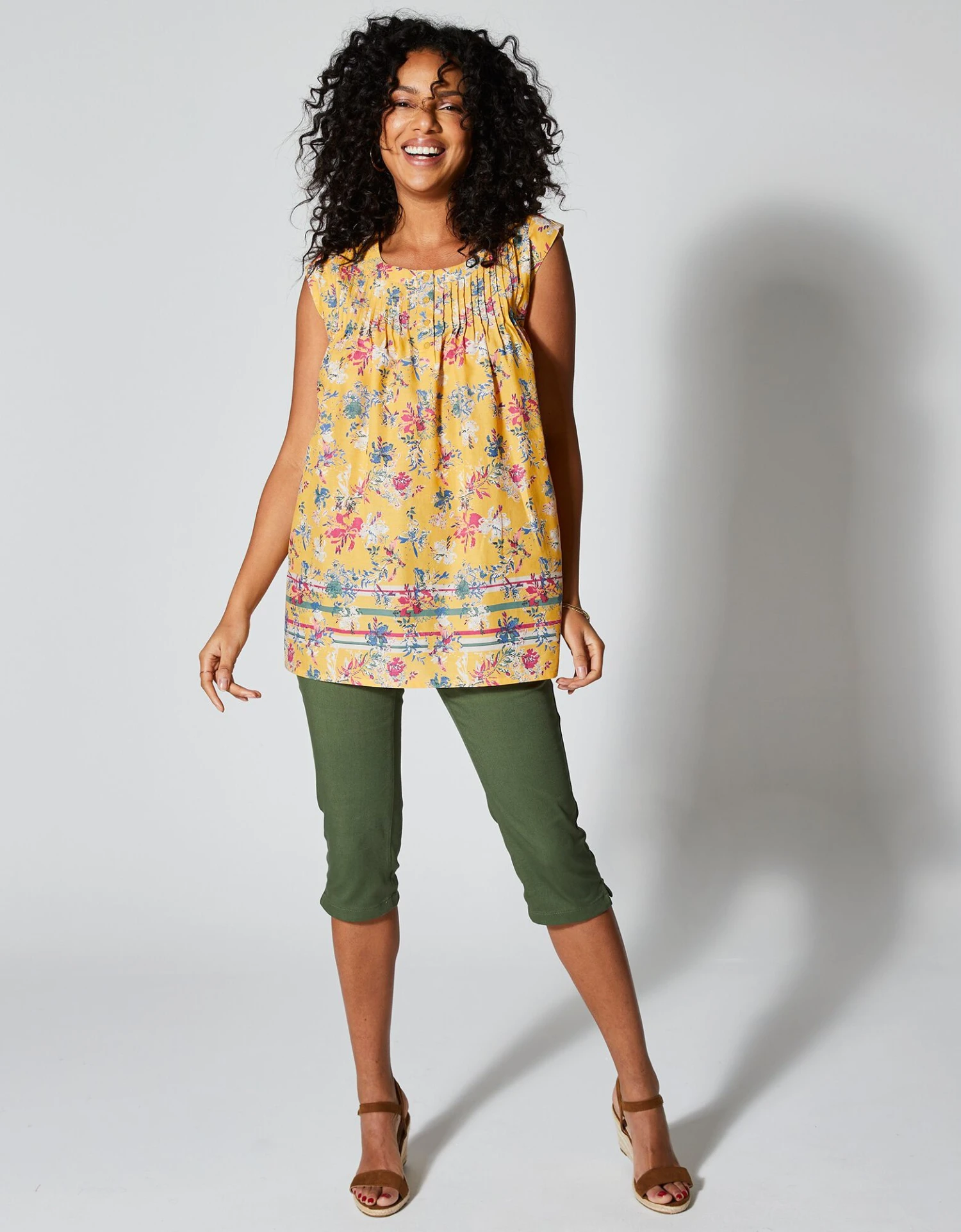 Blouse Fleurie Col Rond 6 Blouse Fleurie Col Rond – Image 4