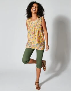 Blouse Fleurie Col Rond 15 Blouse Fleurie Col Rond -Femmes Vêtements Magasin 610120 C01 zoomx vue7