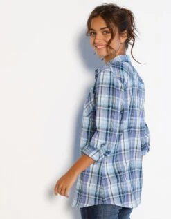 Chemise Flanelle à Carreaux 10 Chemise Flanelle à Carreaux -Femmes Vêtements Magasin 610158 C04 zoomx vue3
