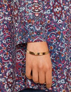 Tunique Imprimée Cachemire Col Chemise -Femmes Vêtements Magasin 610521 C05 zoomx vue5