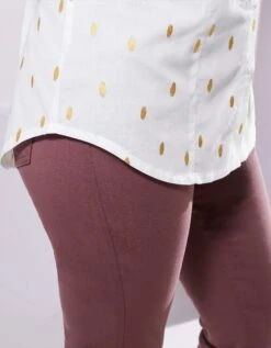 Chemisier Boutonné Imprimé Doré -Femmes Vêtements Magasin 610615 C01 zoom detailRFP