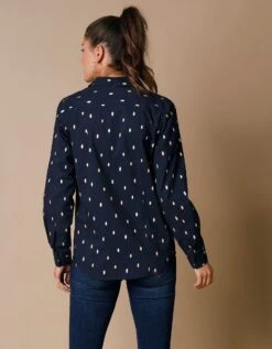 Chemisier Boutonné Imprimé Doré -Femmes Vêtements Magasin 610615 C04 zoomx vue7