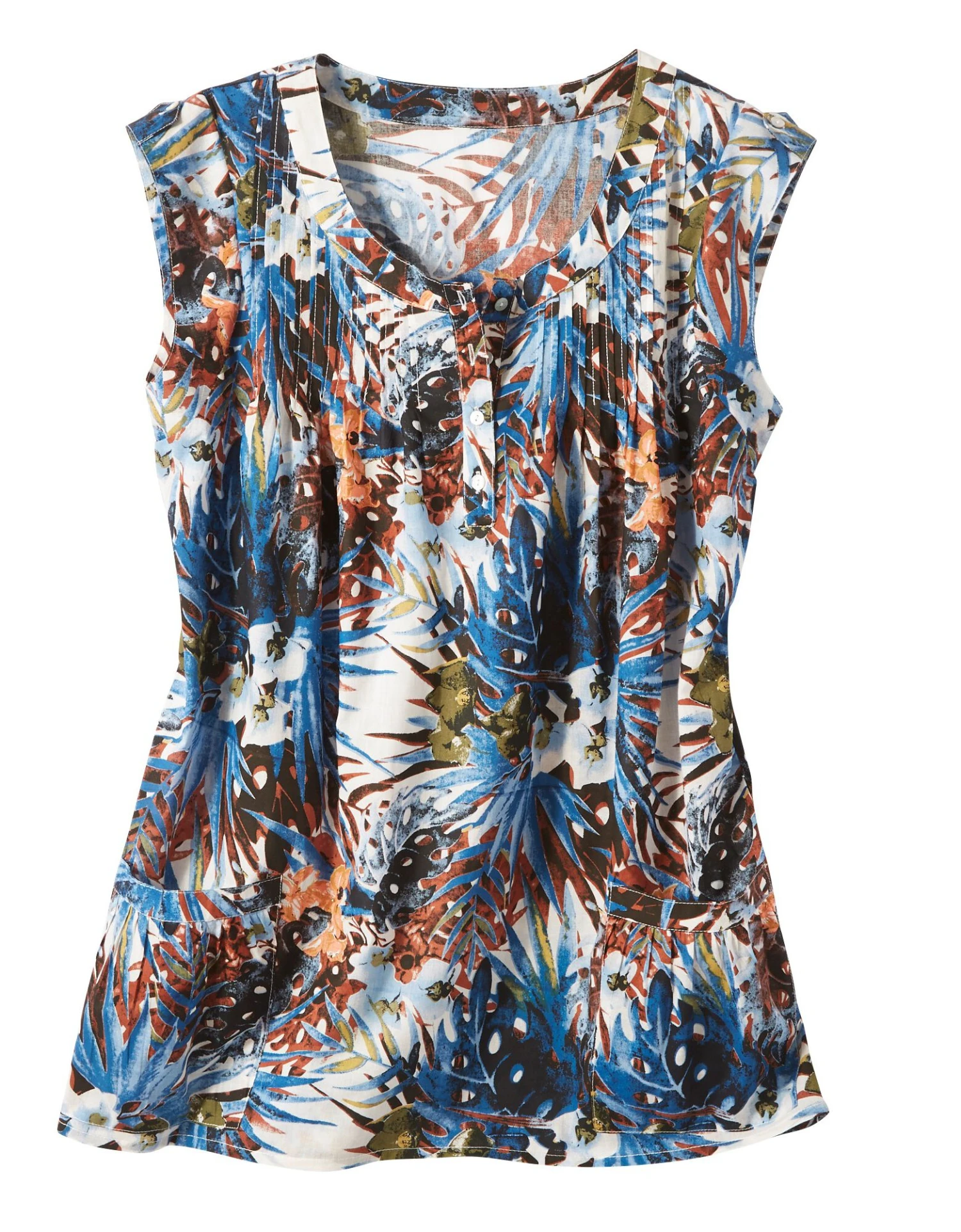 Tunique Imprimé Tropical, Voile 9 Tunique Imprimé Tropical, Voile – Image 7