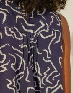 Tunique Longue Imprimée Sans Manches -Femmes Vêtements Magasin 610728 C01 zoomx vue6