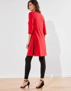 Tunique Longue Col Croisillons 9 Tunique Longue Col Croisillons -Femmes Vêtements Magasin 610760 C01 zoomx vue2