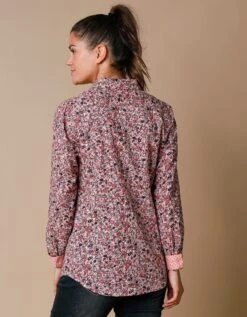 Chemisier Boutonné Imprimé Fleuri -Femmes Vêtements Magasin 610820 C11 zoomx vue7