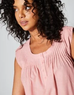 Blouse Boutonnée Col Rond -Femmes Vêtements Magasin 610844 C02 zoomx vue3