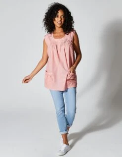 Blouse Boutonnée Col Rond -Femmes Vêtements Magasin 610844 C02 zoomx vue4