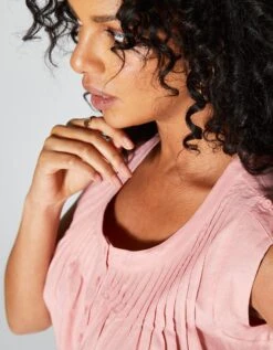 Blouse Boutonnée Col Rond -Femmes Vêtements Magasin 610844 C02 zoomx vue6