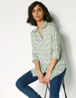 Chemise Liquette Imprimée Pois -Femmes Vêtements Magasin 610916 C06 zoomx vue3