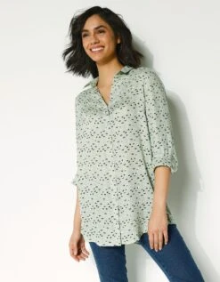 Chemise Liquette Imprimée Pois -Femmes Vêtements Magasin 610916 C06 zoomx vue4