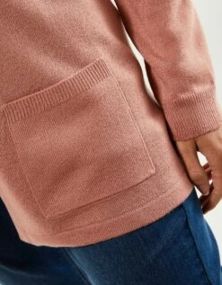 Gilet Porter Ouvert Toucher Cachemire -Femmes Vêtements Magasin 611121 C01 zoomx vue5