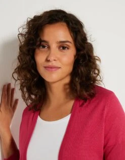 Gilet Porter Ouvert Toucher Cachemire -Femmes Vêtements Magasin 611121 C20 zoomx vue4