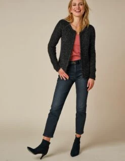 Gilet Paletot Maille Perlée Fantaisie -Femmes Vêtements Magasin 611154 C03 zoomx vue5