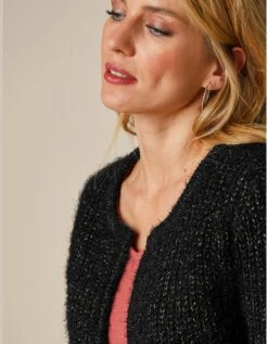 Gilet Paletot Maille Perlée Fantaisie -Femmes Vêtements Magasin 611154 C03 zoomx vue6