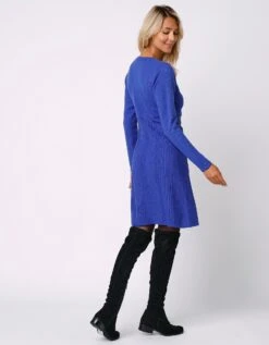 Robe Pull Boutonnée -Femmes Vêtements Magasin 611163 C07 zoomx vue5