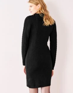 Robe Pull Maille Torsadée -Femmes Vêtements Magasin 611173 C00 zoomx vue4