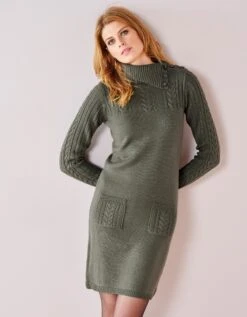 Robe Pull Maille Torsadée