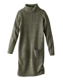 Robe Pull Maille Torsadée -Femmes Vêtements Magasin 611173 C02 zoomx vue5