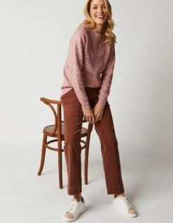 Pull Col Rond Maille Anglaise 13 Pull Col Rond Maille Anglaise -Femmes Vêtements Magasin 611198 C14 zoomx vue5