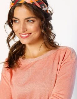 Pull Marinière Uni, Toucher Cachemire Détails Brillants -Femmes Vêtements Magasin 611227 C02 zoomx vue7