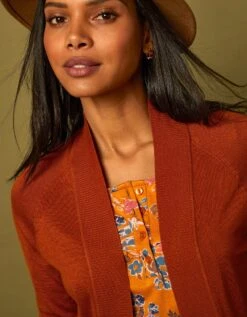 Gilet Long Porter Ouvert -Femmes Vêtements Magasin 611234 C06 zoomx vue3