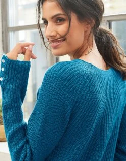 Pull évasé Maille Anglaise -Femmes Vêtements Magasin 611243 C00 zoomx vue3