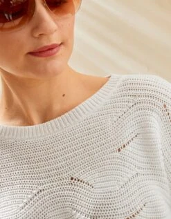 Pull Manches Longues, Maille Fantaisie -Femmes Vêtements Magasin 611384 C00 zoomx vue6