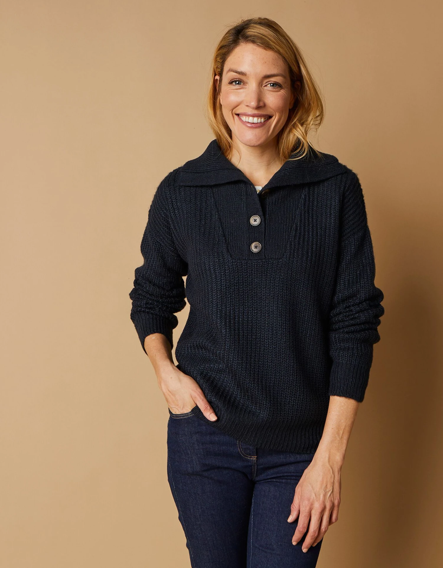 Pull Col Camionneur, Maille Anglaise Toucher Mohair 3 Pull Col Camionneur, Maille Anglaise Toucher Mohair