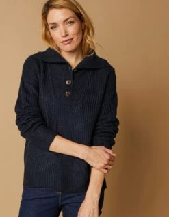 Pull Col Camionneur, Maille Anglaise Toucher Mohair 13 Pull Col Camionneur, Maille Anglaise Toucher Mohair -Femmes Vêtements Magasin 611391 C02 zoomx vue5