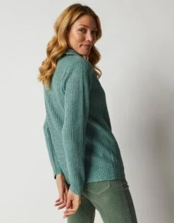 Pull Col Camionneur Zippé Maille Anglasie -Femmes Vêtements Magasin 611393 C03 zoomx vue6