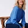 Pull Col Bateau, Maille Anglaise Toucher Mohair -Femmes Vêtements Magasin 611402 C01 zoomx