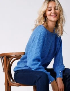 Pull Col Bateau, Maille Anglaise Toucher Mohair