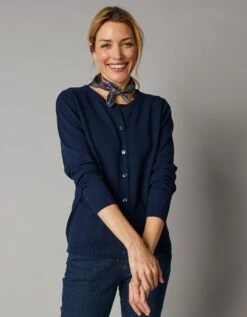 Cardigan Boutonné, Laine D'agneau