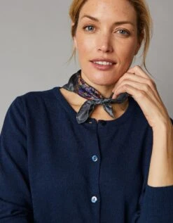 Cardigan Boutonné, Laine D'agneau -Femmes Vêtements Magasin 611414 C03 zoomx vue3