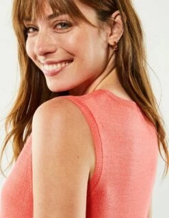 Pull Sans Manches Toucher Cachemire -Femmes Vêtements Magasin 611461 C01 zoomx vue5